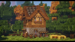 How To Build a Cozy Starter House | Easy Tutorial