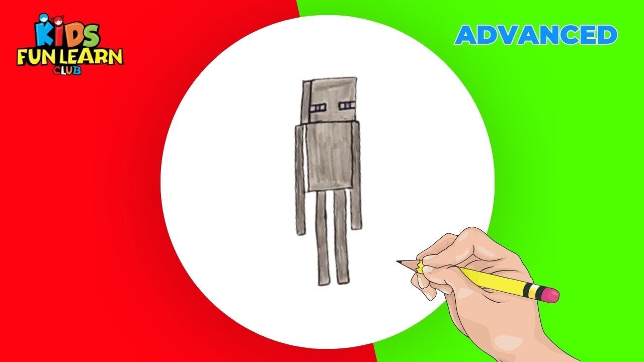 Draw Minecraft Enderman