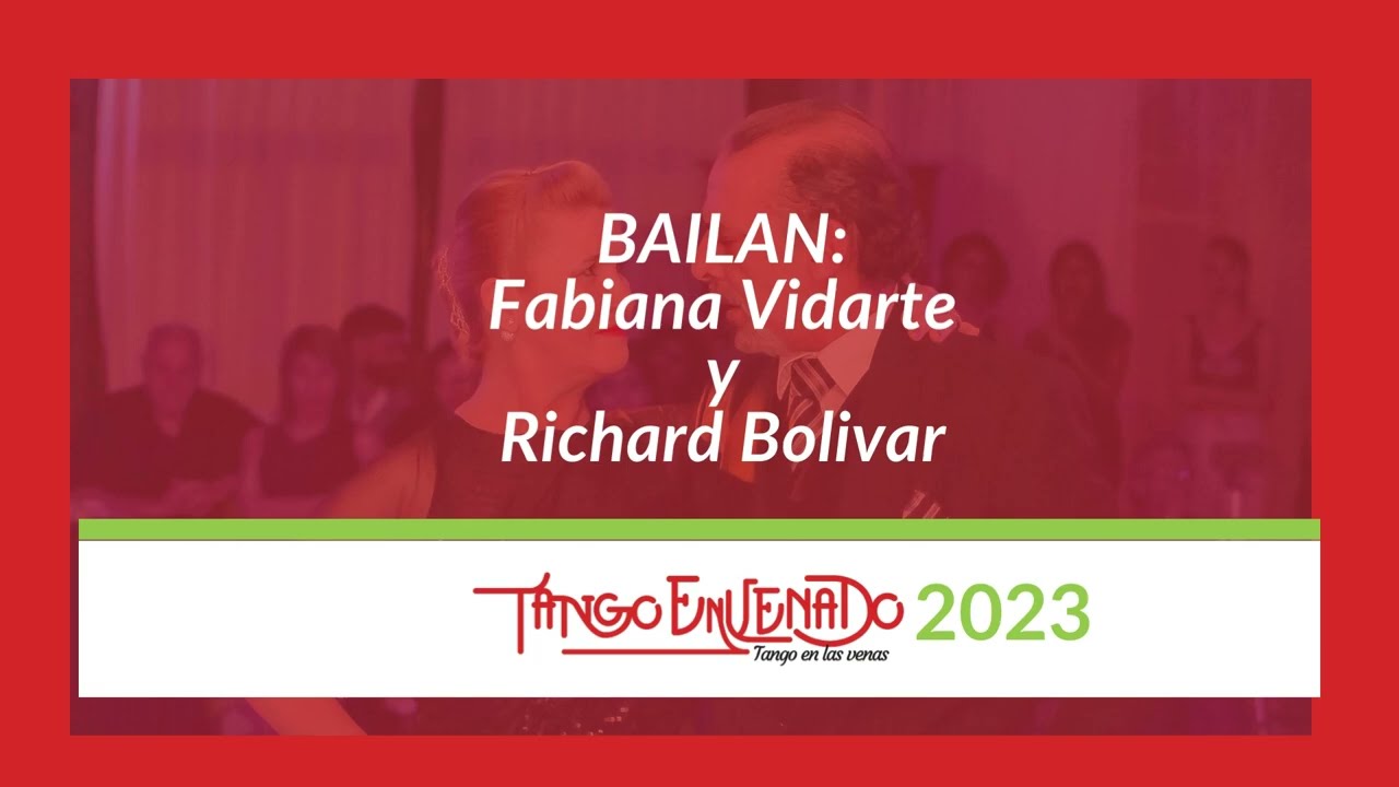 Bailan Fabiana Vidarte y Richard Bolivar , Festival Tango Envenado