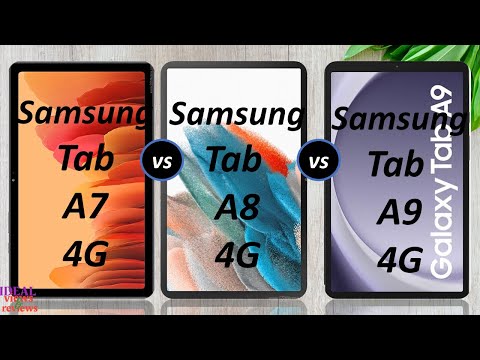 Samsung Galaxy Tab A7 4G vs Samsung Galaxy Tab A8 4G vs Samsung Galaxy Tab A9 4G