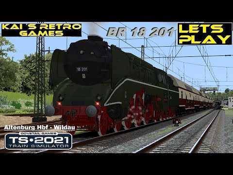 "TS20xx Classic" BR 18 201 / Altenburg Hbf - Wildau