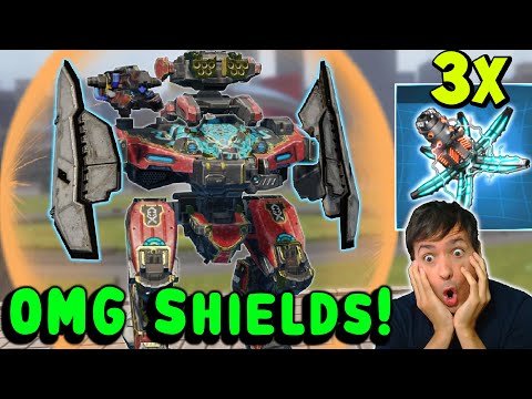 Unlimited SHIELD BRO MARS - War Robots Fun Gameplay WR