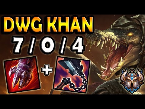 Renekton TOP vs Gnar [ DWG Khan ] Patch 11.3 Korea Challenger ✅