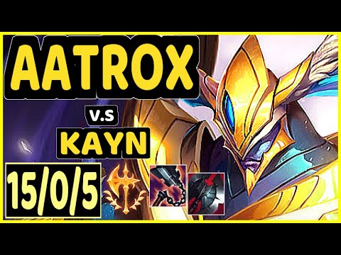 EIKA (AATROX) vs KAYN - 15/0/5 KDA MID CHALLENGER GAMEPLAY - EUW