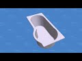 Видео о товаре: Акриловая ванна Riho Dorado L без г/м
