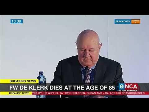 Tributes continue to pour in for FW de Klerk