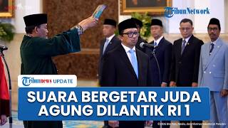 Suara Bergetar Juda Agung saat Ucap Sumpah Jabatan Dilantik Prabowo Jadi Wamenkeu Dampingi Purbaya