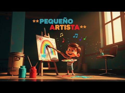 🎨🌈 Pequeño Artista | Canción Infantil Creativa y de Pintura | Música Mágica Infantil
