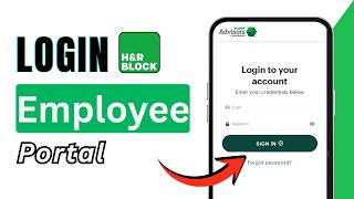 How to Log In to H&R Block Employee Portal (2026) | Employee Login