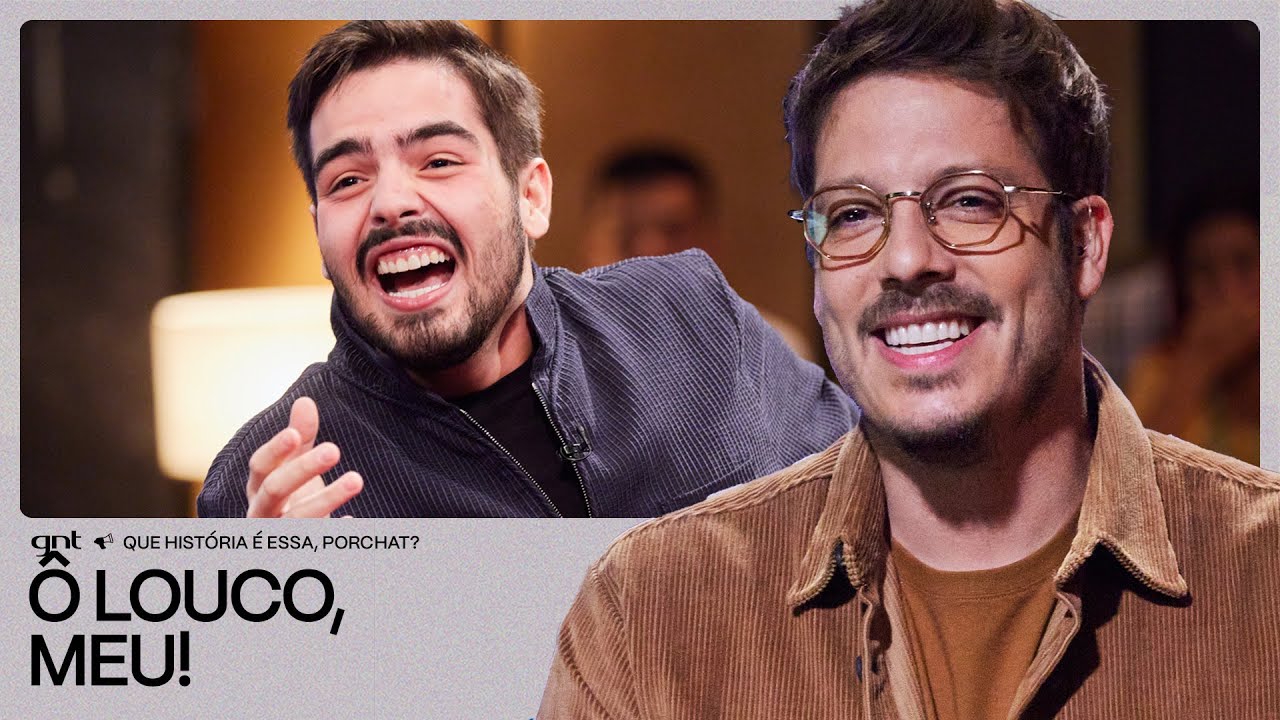 João Silva conta as AVENTURAS em viagem com seu pai, O FAUSTÃO!| Que História É Essa, Porchat? | GNT