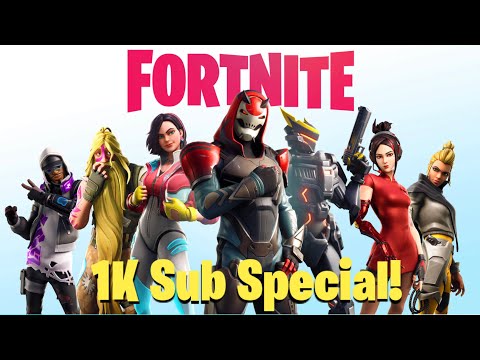 MY FIRST FORTNITE VIDEO! (1K Sub Special)