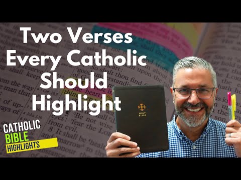 Two "SOLA SCRIPTURA" Verses Every Catholic Should Hightlight