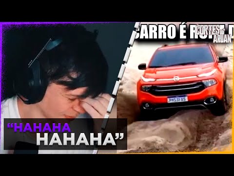 ARUAN REAGE A ANÁLISE DA ZUEIRA #11,5 - FIAT QUASE RAM (ZUEIRA INSANA) - Cortes do Aruan