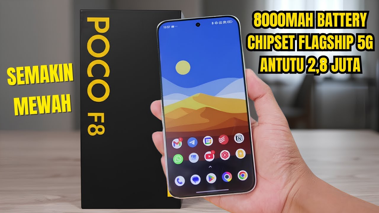 SPEK PENGHANCUR PASAR‼️POCO F8 UPGRADE PALING BRUTAL DARI POCO