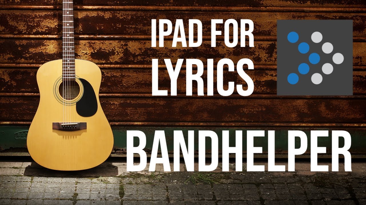 How To Use an iPad For Lyrics With Bandhelper