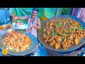 Most Viral Durga Prasad Ki Bihari Style Tawa Chicken Litti Making Rs 90 Only L Patna Street Food
