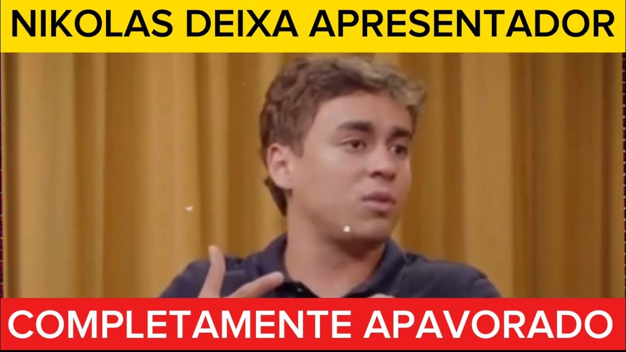 MITOU: NIKOLAS FERREIRA cala apresentador com RESPOSTA FATAL