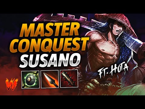 SUSANO, AHORA LOS CANCELS MAS FACILES LUL - Warchi - Smite Master Conquest
