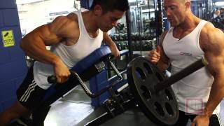 Wide Grip T-Bar Row exercise video thumbnail