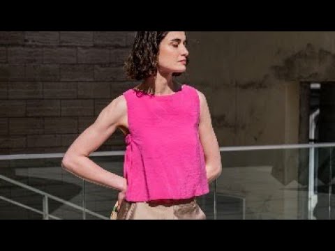 How to sew the QUILLA top