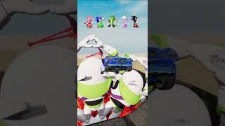 Help Sonic and Friends Slide and Jump over Buzz Toy Story #shorts #sonic #beamngdrive 