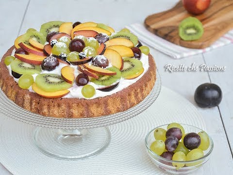 Crostata morbida di compleanno alla frutta - Ricette che Passione