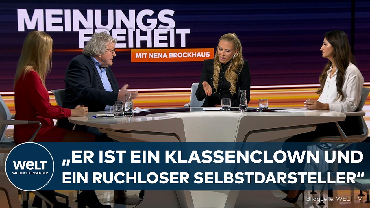 MEINUNGSFREIHEIT: "Er ist ein Klassenclown und ein ruchloser Selbstdarsteller“ | GANZE SENDUNG