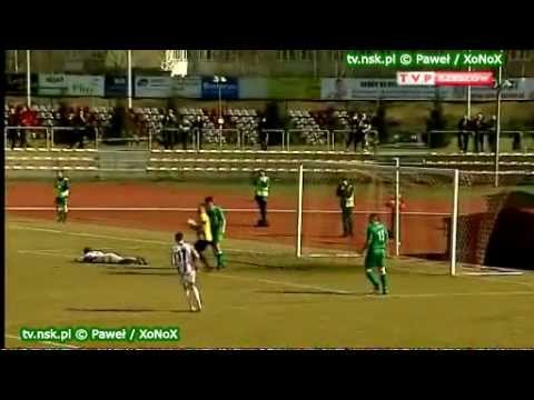 tv.nsk.pl 2012-03-17 Resovia Rzeszów - Pelikan Łowicz 4-0 (1-0) bramki skrót