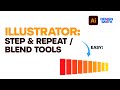 How To Use Step Repeat And Blend Tools In Adobe Illustrator