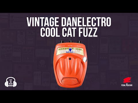 Danelectro Cool Cat V2 Fuzz CF-2 Pedal – Versatile Vintage Fuzz