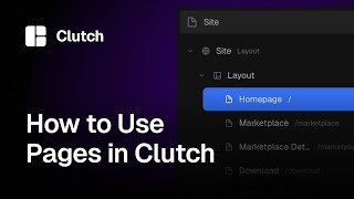 How to Use Pages in Clutch