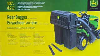 How to Install Bagger System - In-depth Tutorial - John Deere S130 Ride Tractor Mower