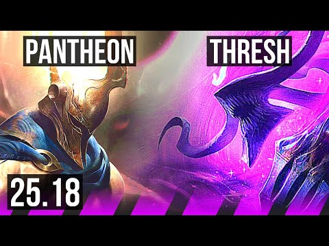 PANTHEON & Miss Fortune vs THRESH & Ziggs (SUP) | KR Master | 25.18