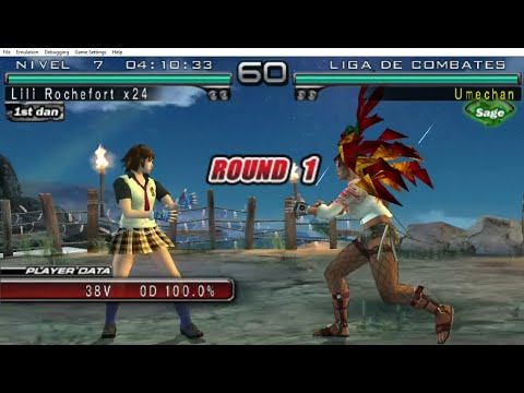 13_6 Asuka Kazama VS Christie  - PPSSPP v1.0 - TEKKEN DARK RESURRECTION ( Uchiha x24 )