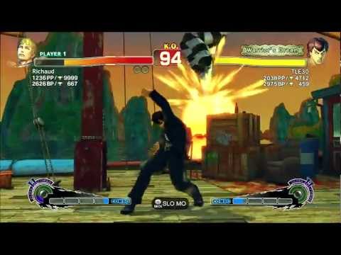 SSF4 AE: TLE30 (Fei Long) Vs Richaud (Cody) XBL Ranked Match (720p HD)