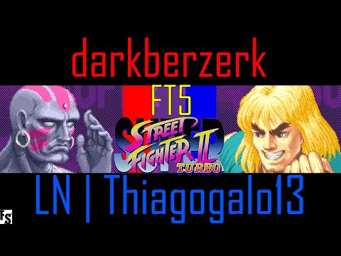 Super Street Fighter 2 Turbo - darkberzerk [Dhalsim] vs LN | Thiagogalo13 [Ken] (Fightcade FT5)