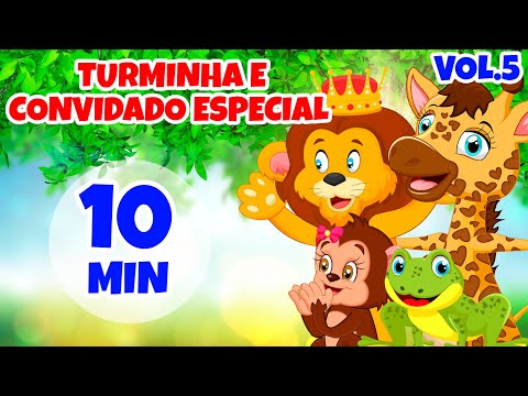 Turminha e Convidado Especial Vol. 5 - Giramille 10 min | Desenho Animado Musical