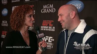 UFC 155: Dana White on &quot;Brown Pride&quot; vs &quot;White Pride&quot; Tattoos, Chris Leben + The Chili Peppers