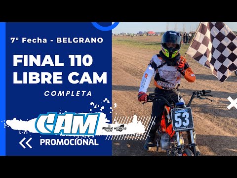 FINAL COMPLETA - 110cc Libre - CAM PROMO - Colonia Belgrano 7a Fecha