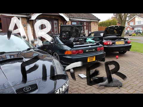 Fitting a Rice Air Filter on the MR2