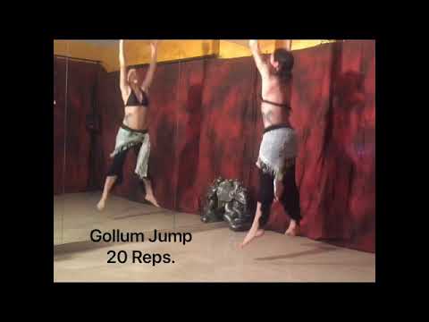 Practice with Eva Sampedro - Crazy Freak Warm Up-2 (Coronavirus stage March2020)