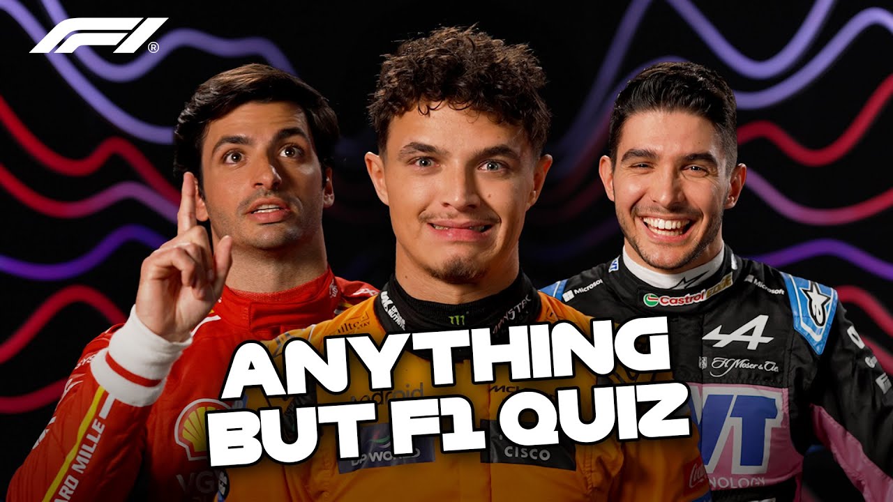 'I'm Gonna Be Much Better At This Than The F1 Stuff!' 😅 | The Anything But F1 Quiz! | Episode One