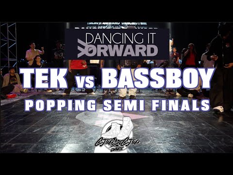 TEK vs BASSBOY | Popping Semi Finals | Dancing It Forward 2025 | #SXSTV