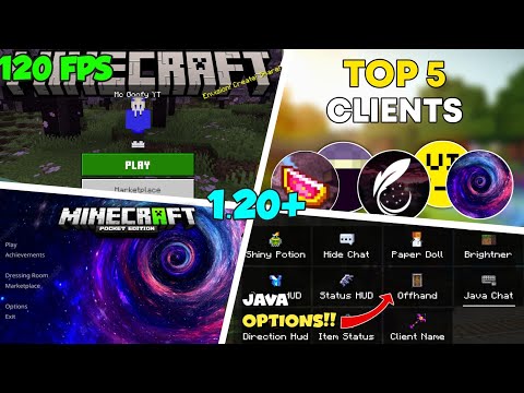 Mc Goofy - Top 5 Best Clients For Minecraft Pocket Edition 1.20 | Lag Free Clients for MCPE |