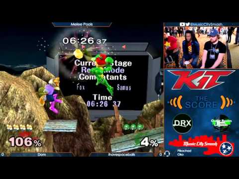 KIT2016 - Ihacespaceballs (Samus) vs UDLR | Dom (Fox) - Melee Pools