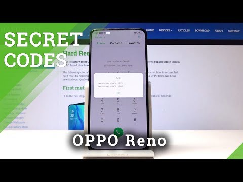 SECRET CODES  OPPO Reno – Advanced Options / Hidden Mode
