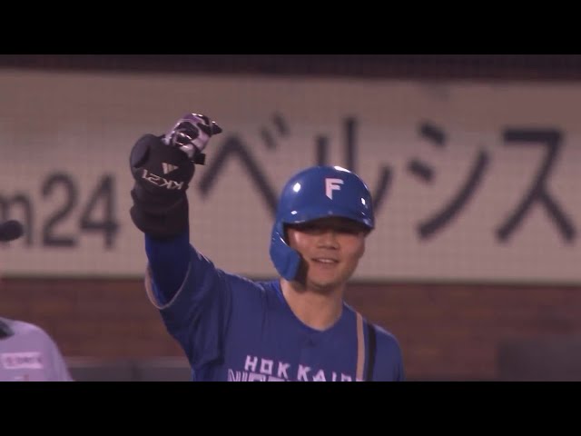 【5回表】ファイターズ・清宮幸太郎 5連打の口火を切る右中間へのタイムリー3ベースヒット!!  2023年7月27日 東北楽天ゴールデンイーグルス 対 北海道日本ハムファイターズ