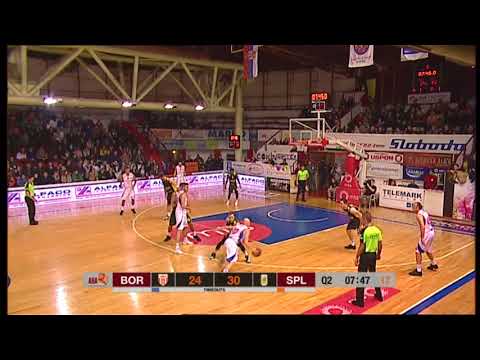 Ankle breaker! Ilija Đoković has got the moves! (Borac - Split, 13.12.2017)