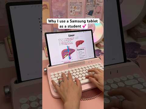 Why I use a Samsung tablet as a student 💕📱 Galaxy tab | digital note taking