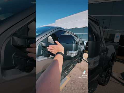 Ford has the best towing mirrors ￼￼